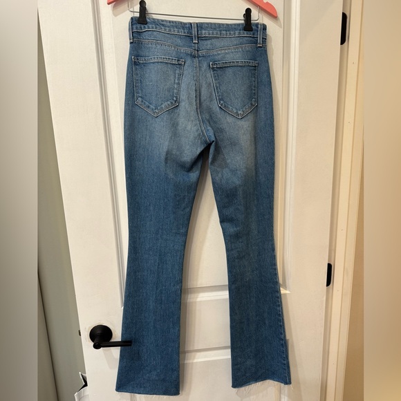 NWT | L' agence Ruth Straight Leg high rise fray hem jeans | SZ 26 | Designer - Picture 5 of 13
